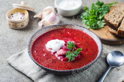 Preview: Beetroot soup - borscht