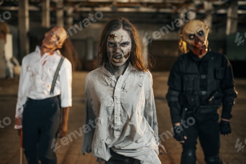 Preview: Zombies looking for fresh meat, abandoned factory