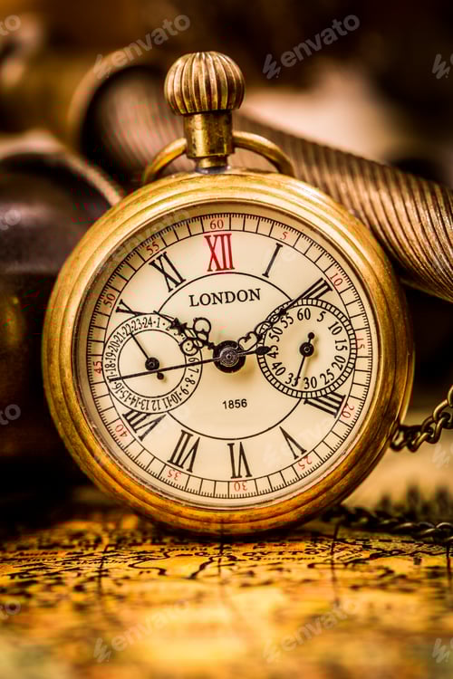 Preview: Antique pocket watch.