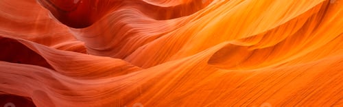 Preview: Wide shot of the magnificent antelope canyon captured in Arizona, USA