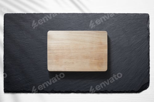 Preview: Cutting board against a slate plate