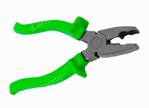 Preview: Pliers isolated on white