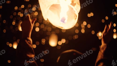 Preview: Lantern light at night