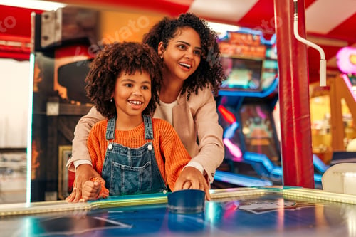 Preview: Kids having fun on a carnival Carousel