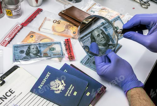 Preview: Police scientist investigates fake dollar bills and passports in criminal investigation unit,