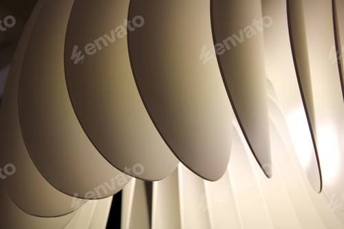 Preview: Abstract pattern in interior design lighting
