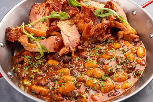 Preview: Beans stew with smoked pork leg
