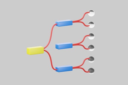 Preview: Abstract rendering of a system with yellow, red, and blue blocks.