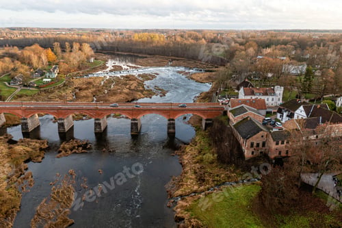 Preview: Venta Rapid waterfall, the widest waterfall in Europe and long brick bridge