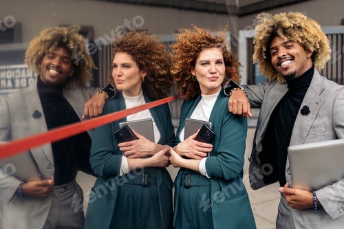 Preview: Multicultural Business People Portrait