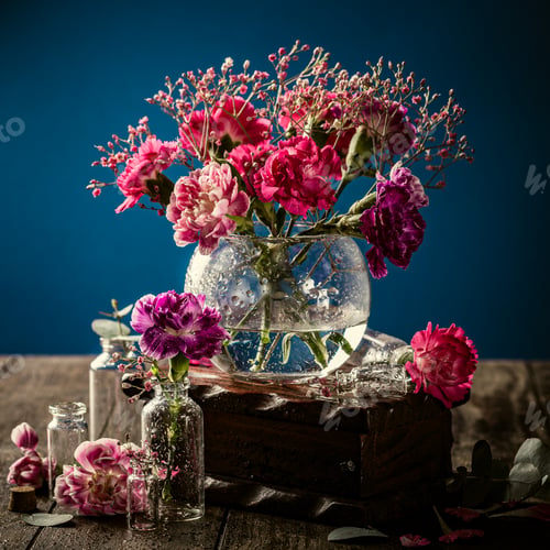 Preview: Bouquet of pink carnation