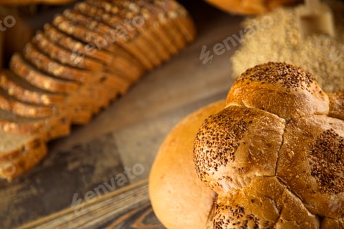 Preview: Delicious Fresh Bread Food Concept
