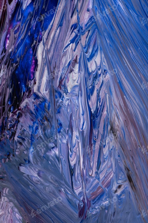 Preview: Abstract flow of liquid paints in mix