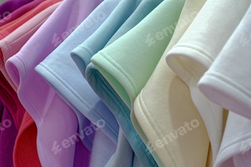 Preview: Multi-colored tricot clothing in pastel colors