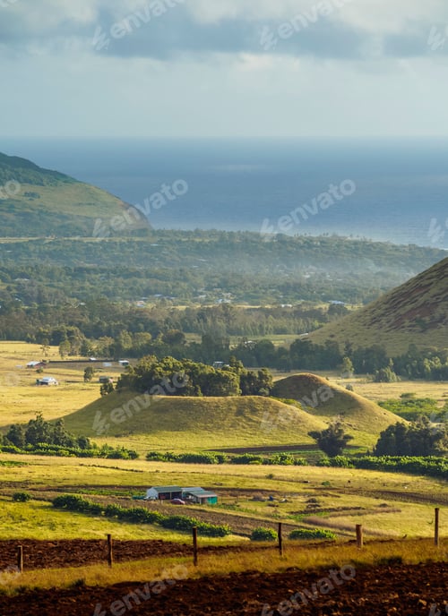 Preview: Landscape of Easter Island, Chile