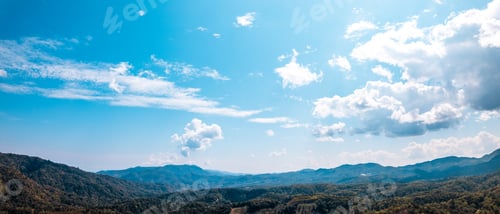 Preview: bright sky summer mountains