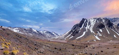 Preview: Scenic mountains near Mendoza Argentinian Andes, Tour to Aconcagua called Alta Montana