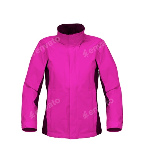 Preview: Pink jacket isolated on white background