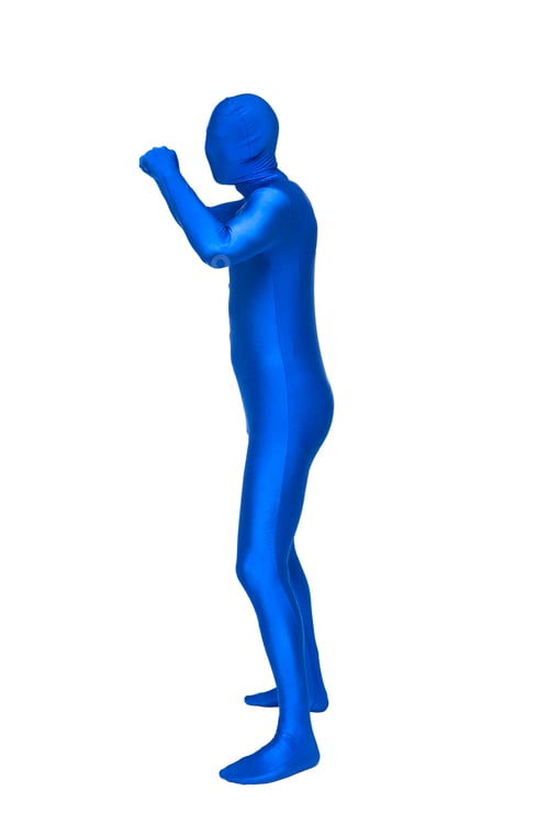 Preview: Mysterious blue man in costume