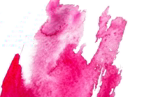 Preview: Abstract Pink Watercolor Brushstroke on White Background