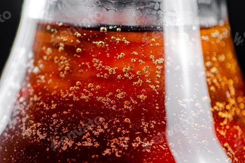Preview: Apple juice with air bubbles.
