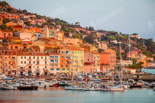 Preview: View of Porto Santo Stefano renowned tourist resort of Monte Argentario, Tuscany