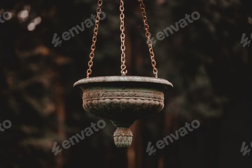 Preview: Old vintage pot for plants