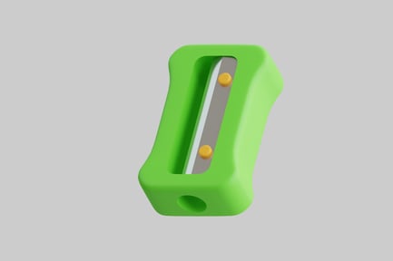 Preview: Green pencil sharpener