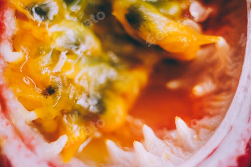 Preview: Passion fruit, macro fruit