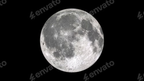 Preview: full moon on a black background