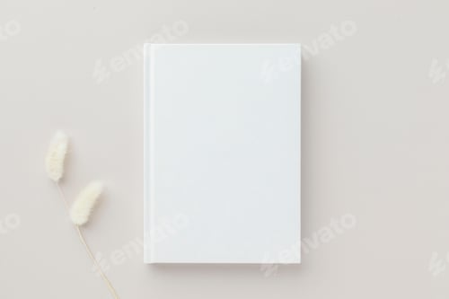 Preview: book, mockup, cover, textbook, realistic
