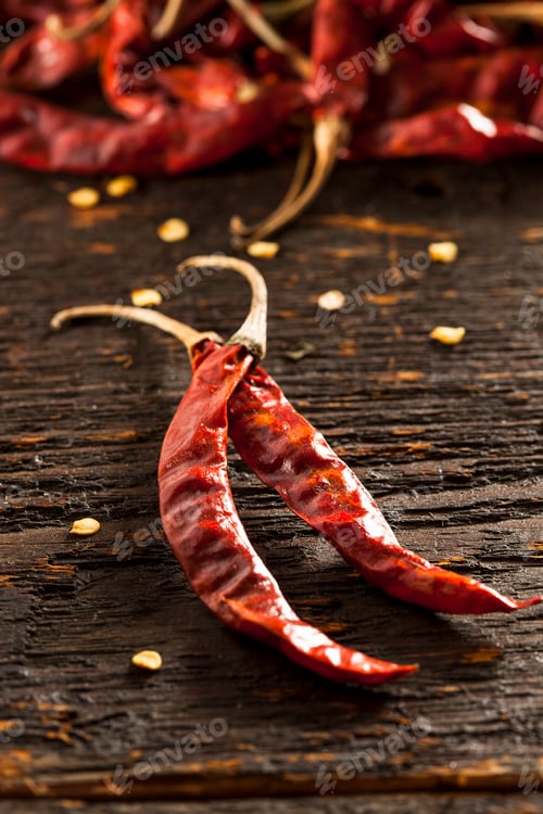 Preview: Organic Dried Red Hot Peppers