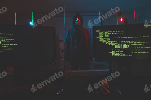 Preview: Cyber-terrorist in computer room