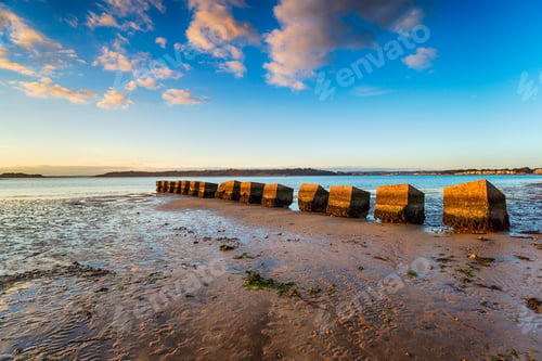 Preview: World War II tank traps at Bramble Bush Bay