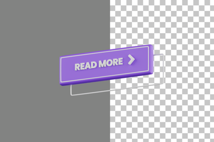 Preview: Read More Button 3D Icon