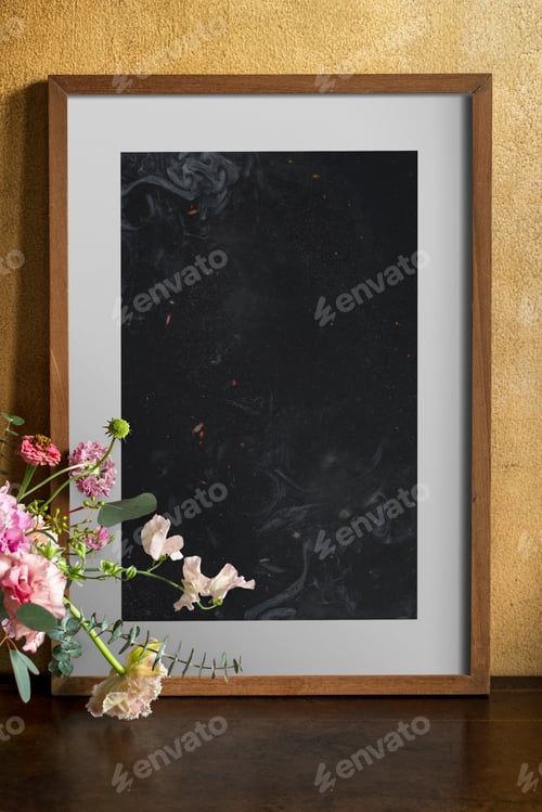 Preview: Blank frame against a wall