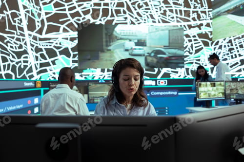 Preview: Agency dispatcher communicates cargo gps coordinates to clients