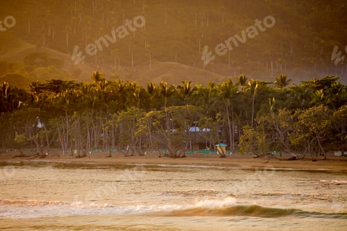 Preview: Tropical beach in the Dominican Republic at dawn