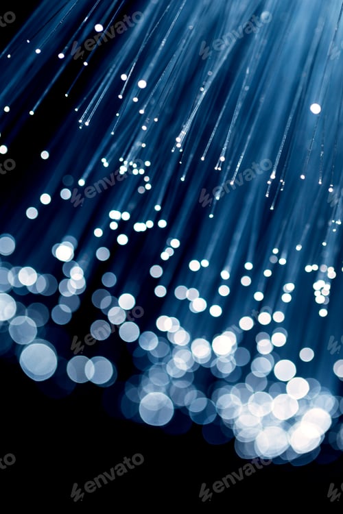 Preview: Blue fiber optic
