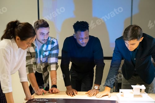 Preview: Employee work together at office.