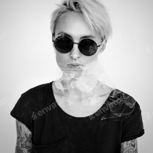 Preview: Tattoo Woman Style Glamour Alternative Lifestyle Concept