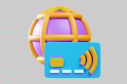 Preview: Global payment card globe