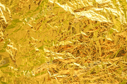 Preview: Golden shiny crumpled texture for design, background for text