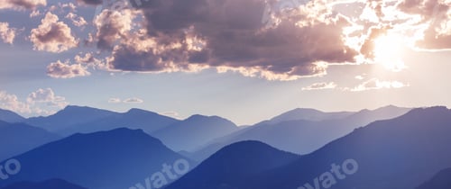 Preview: Mountains silhouette