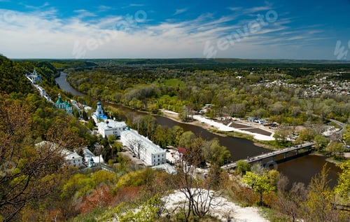 Preview: Top view of the monasteries and pensions