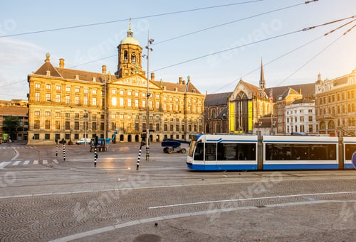 Preview: Amsterdam cityscape view