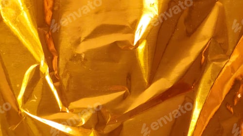 Preview: creased gold paper background and texture