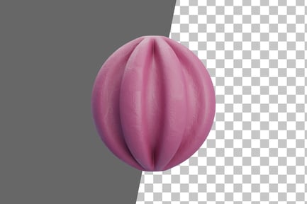 Preview: Wavy Ball Neon 3D Icon