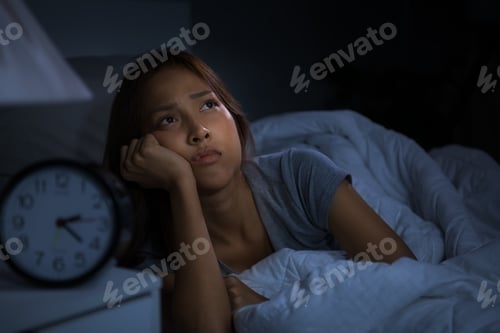 Preview: Woman insomnia