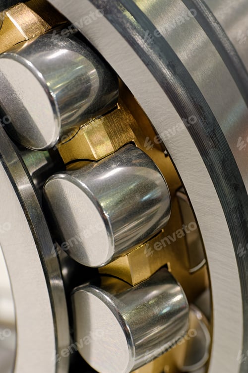 Preview: Roller bearing close-up shot